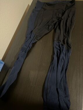 lululemon athletica Black and Navy Leggings